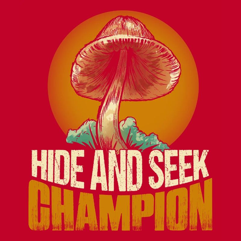 Champignon mycologue champion de cache-cache