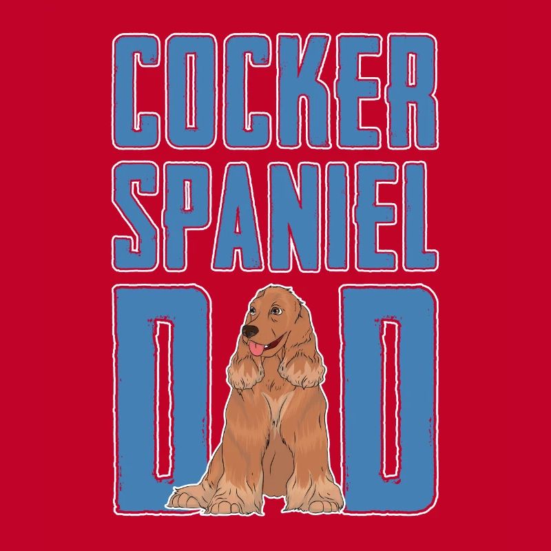 Dogs Daddy Father's Day Gift Cocker Spaniel
