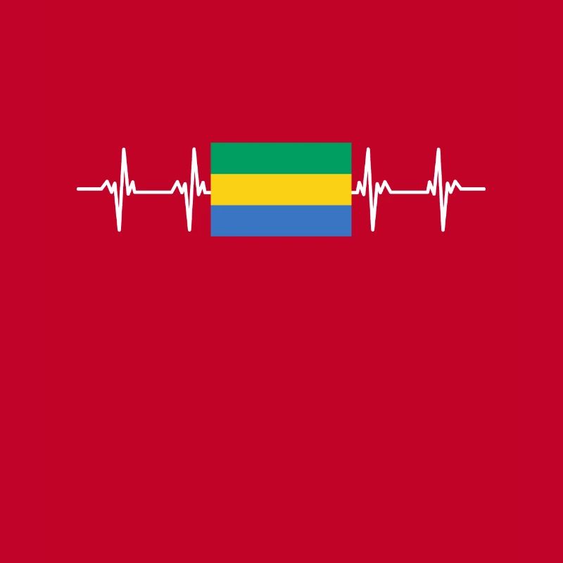 African Flag - Gabon