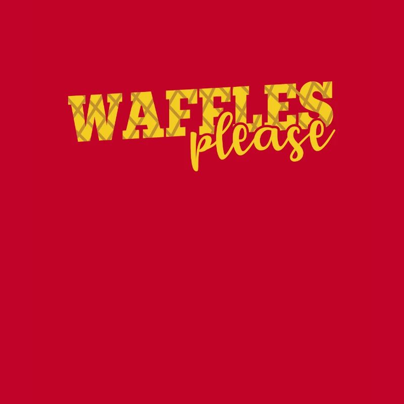 Waffles please Snack Gebäck Teig Bäcker