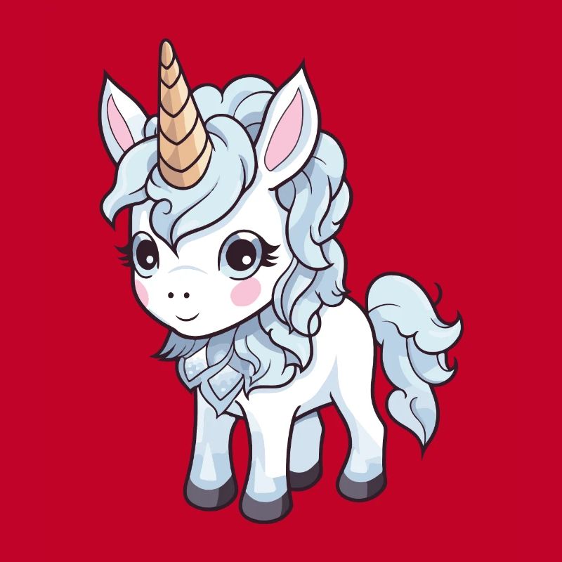 Einhorn Comic Niedlich