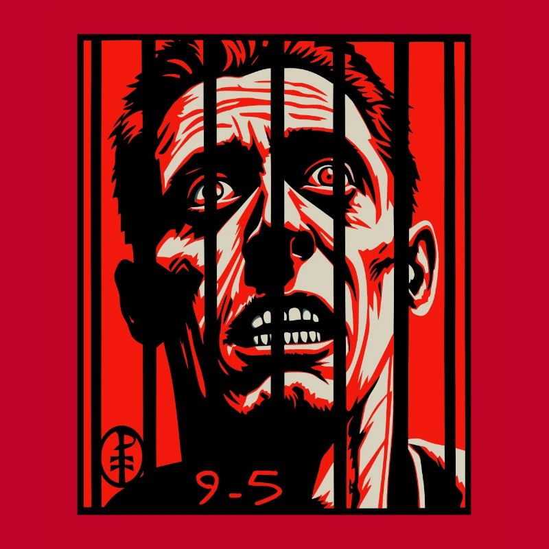 Working from 9 to 5, always work is like prison