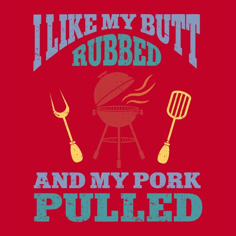 BBQ Pulled Pork Schwein Grill