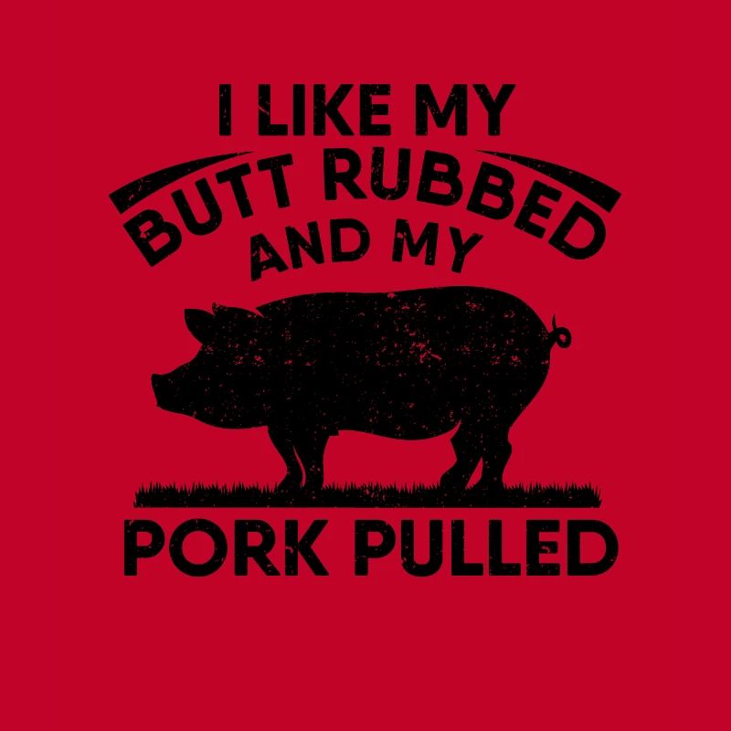 BBQ Pulled Pork Schwein Grill