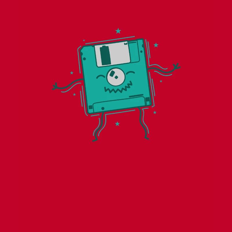 Floppy Disk Dances Retro Storage Module Disk