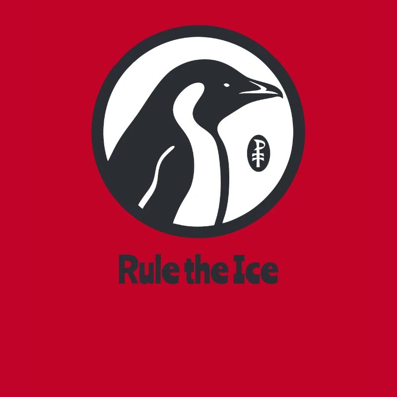 Beherrsche das Eis, ein Pinguin