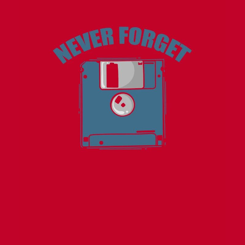 Never Forget Floppy Disk Retro Memory Module