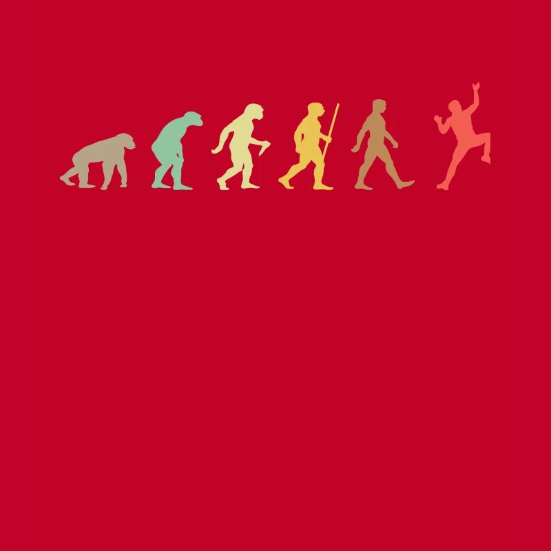 Climbing Retro Rock Climbing Evolution Climber