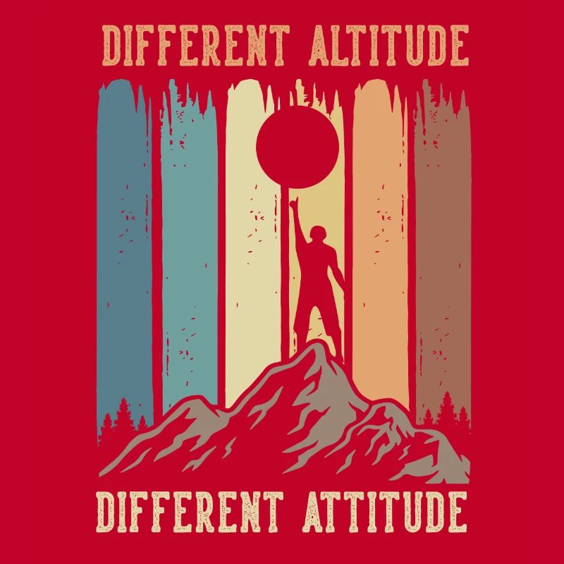 Different altitude different attitude