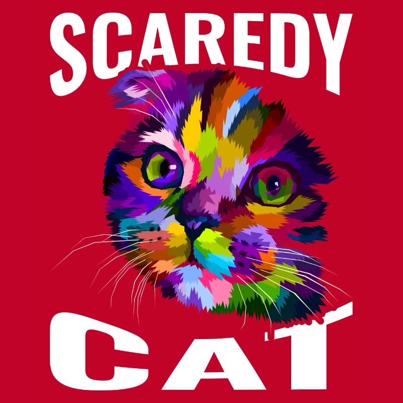 Chat effrayé