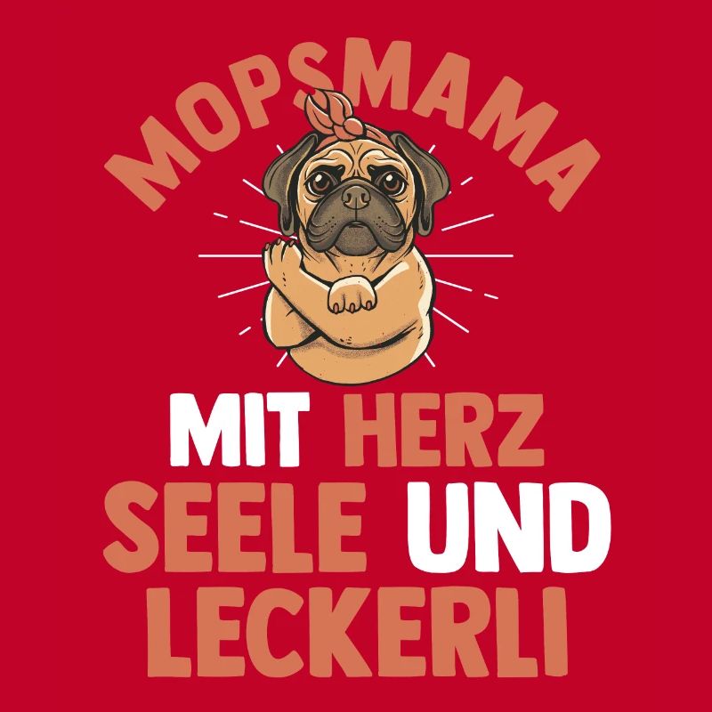 Mopsmama Hund Mops