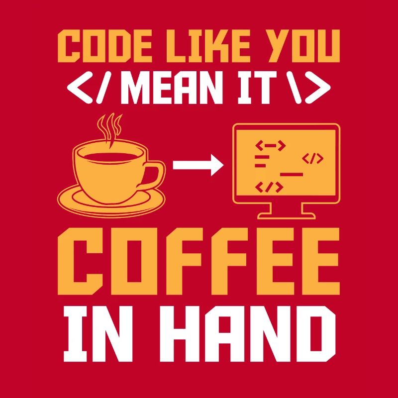 Coffee Coding Programmer Coder Developer Nerd Coff