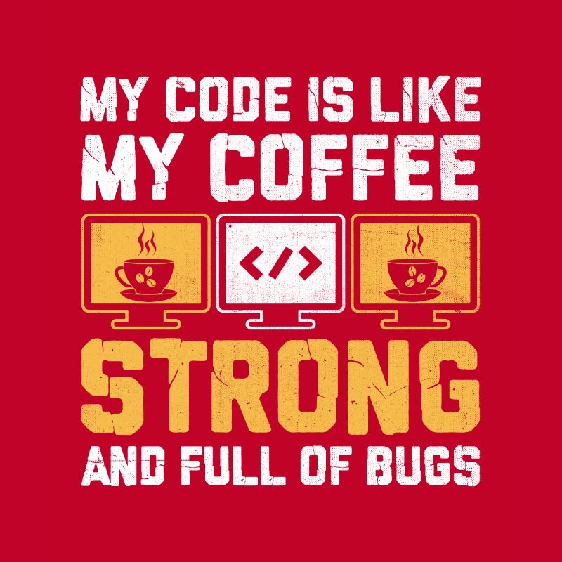 Kaffee-Codierung Programmierer Programmierer Entwickler Nerd Coff