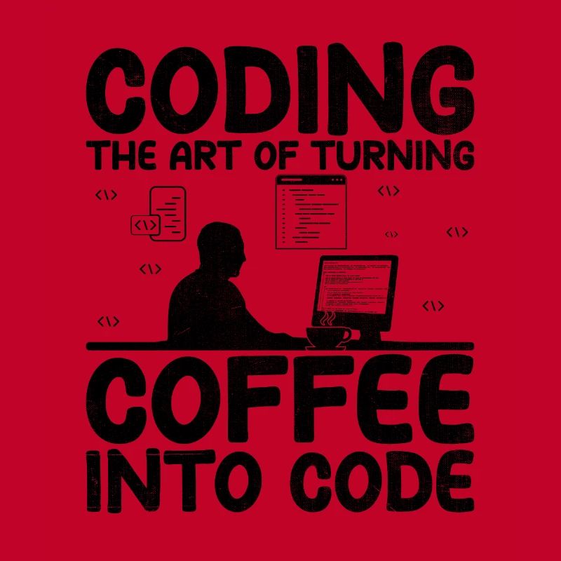 Coffee Coding Programmer Coder Developer Nerd Coff