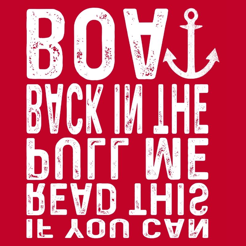 If You Can Read This Pull Me Back In The Boat