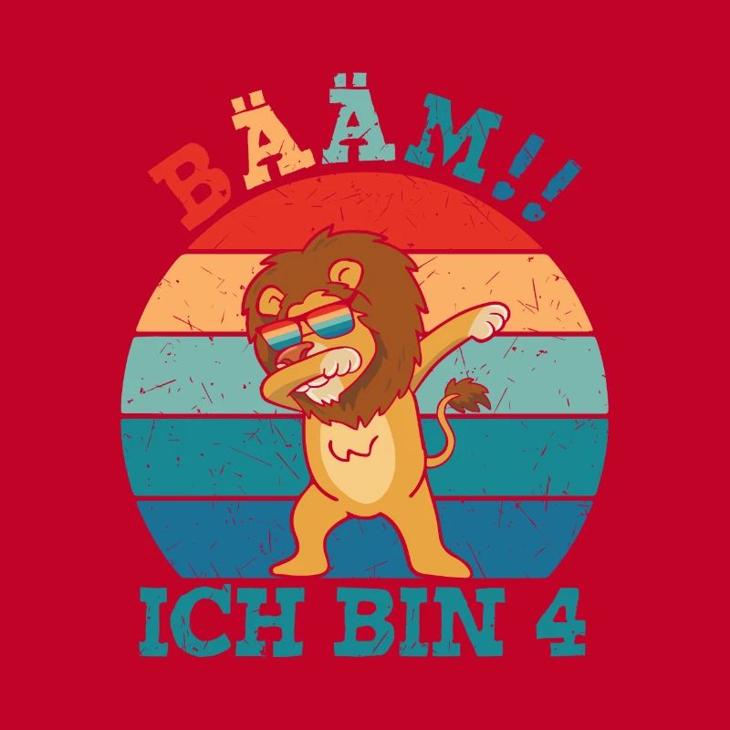 Bääm Ich bin 4 Löwe