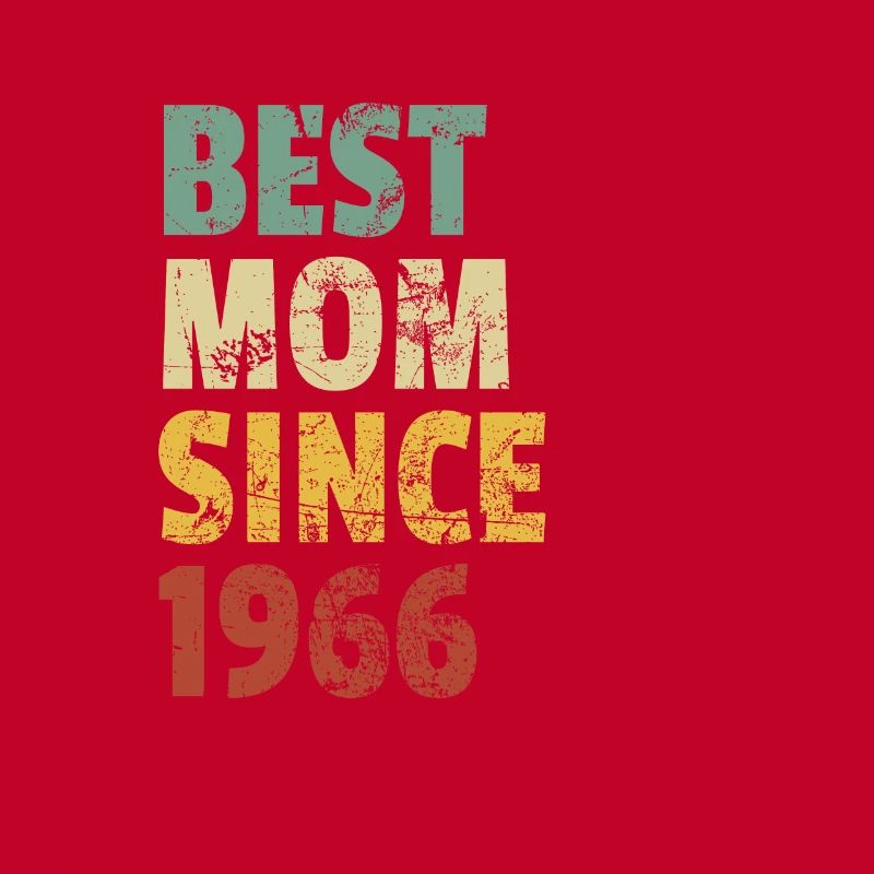 Beste Mutter seit 1966 Muttertags-Slogan-Zitat