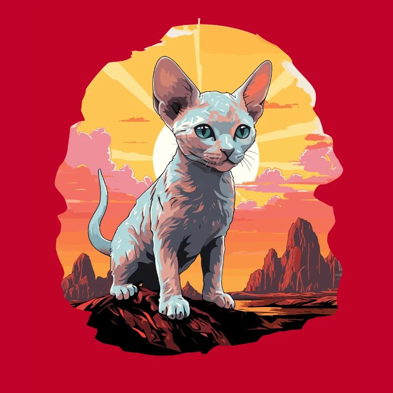 Devon Rex Kätzchen Devon Rex Katze