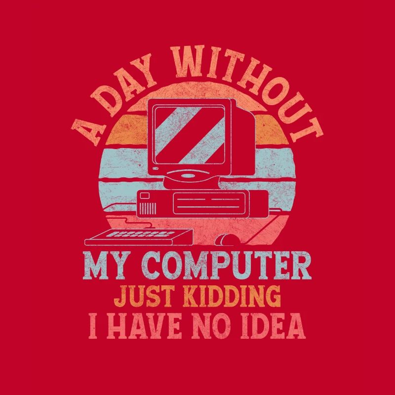 A Day Without My Computer Tech Support Computer