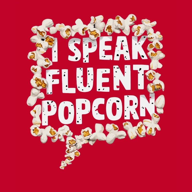 Funny popcorn saying, binge-watching popcorn