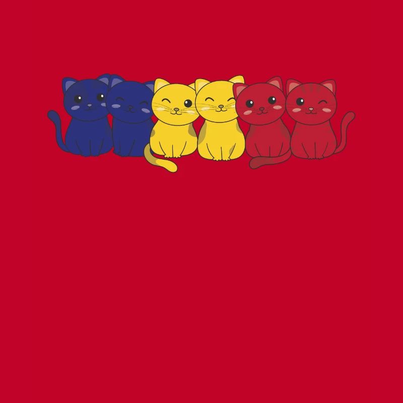 Drapeau roumain Chat roumain Roumain Chats roumains