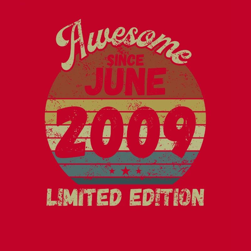 Awesome since June 2009 - Geburtstag