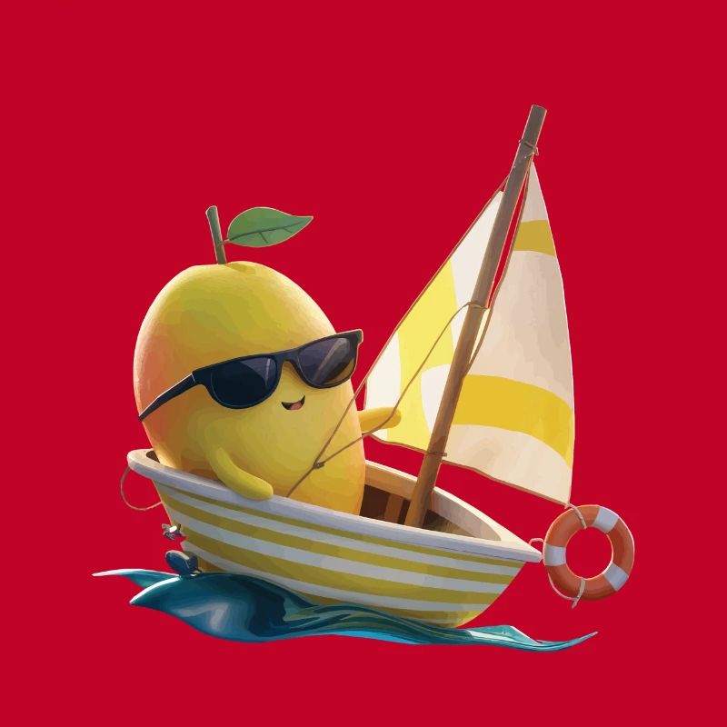 Obst Mango Bootfahren Geschenk