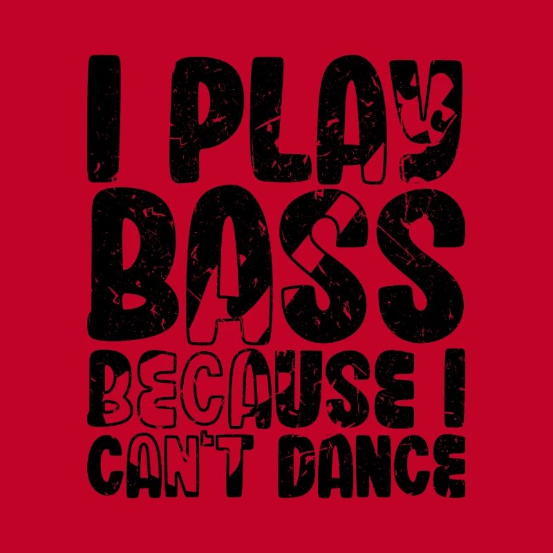 Je joue de la basse parce que je ne sais pas danser