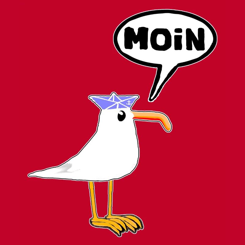 Moin Seagull Rubber Boots Boots Speech Bubble