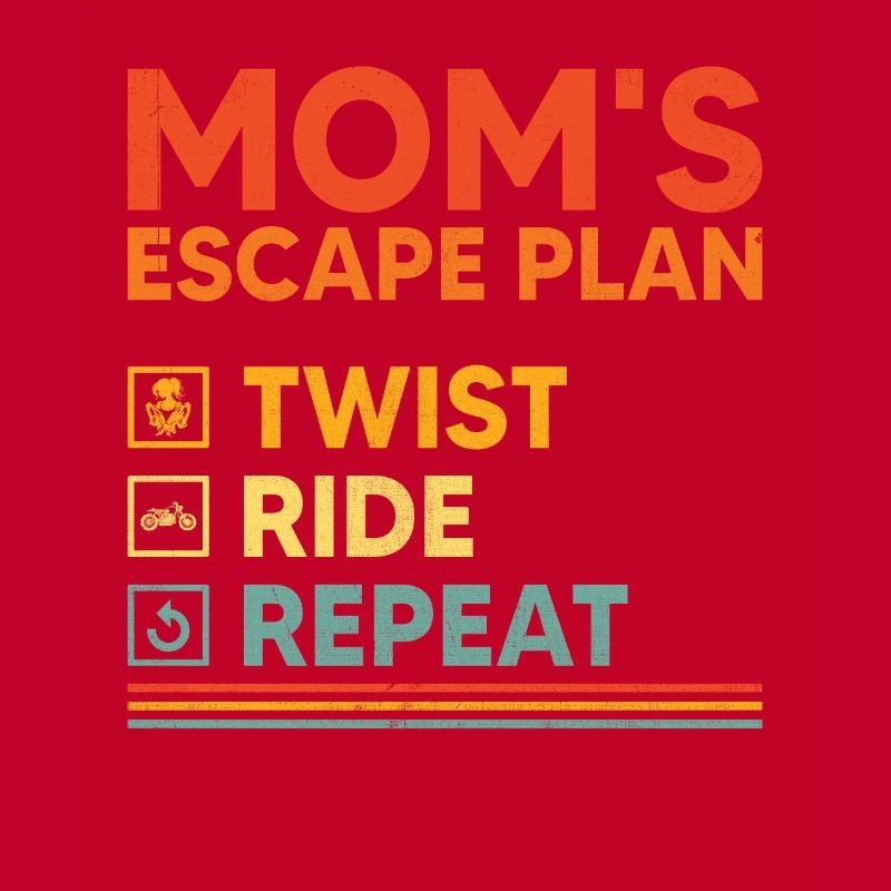 Plan d’évasion de maman Twist Ride Répéter la moto B
