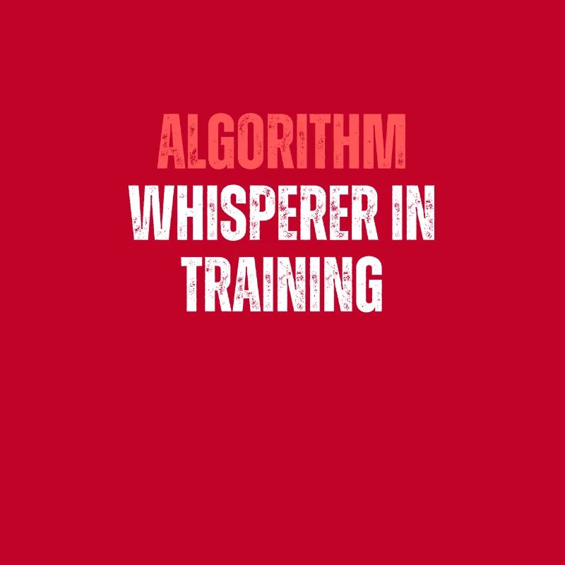 Chuchoteur d’algorithme en formation Drôle de technologie de codage