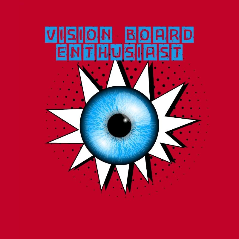 Tableau de vision enthousiaste œil graphique