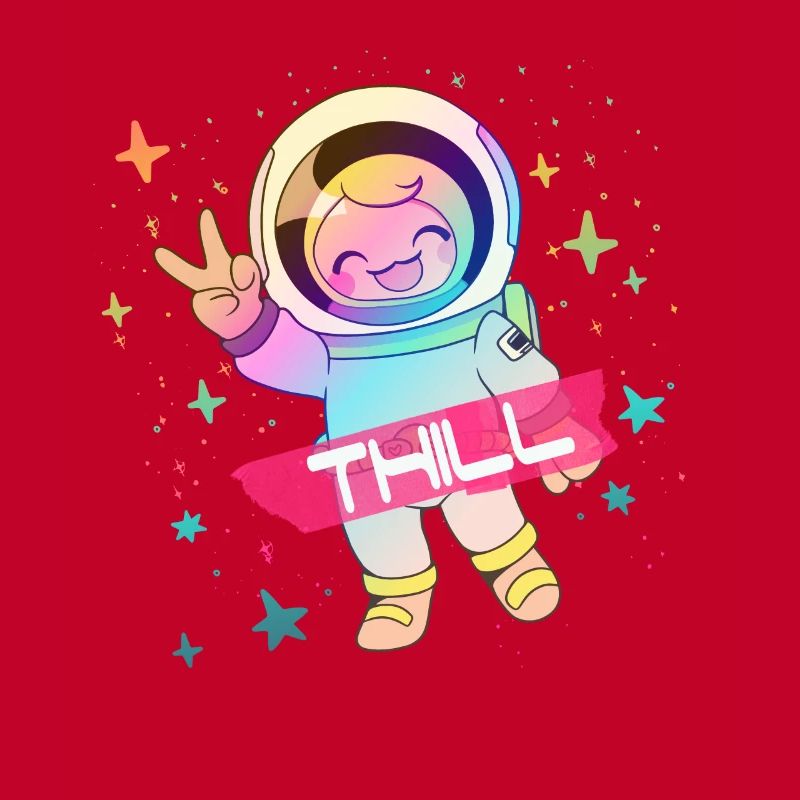 THILL - Beau nom de garçon avec astronaute mignon