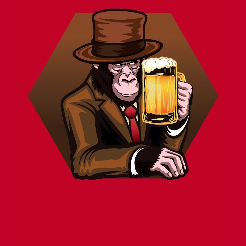 Singe Chimpanzé Gorille Drinking Ape