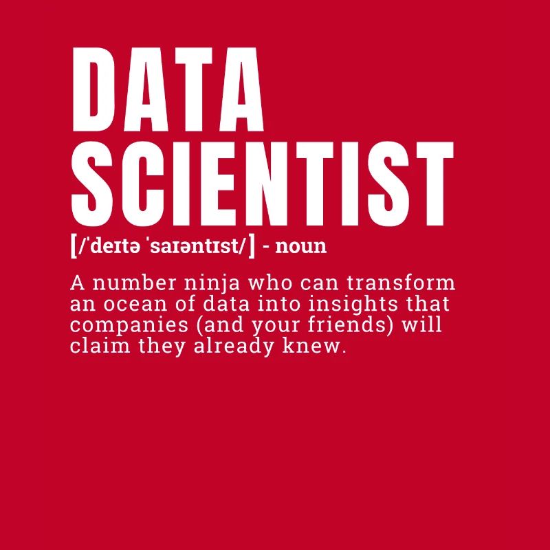 Drôle Data Scientist Définition Profession Occupat