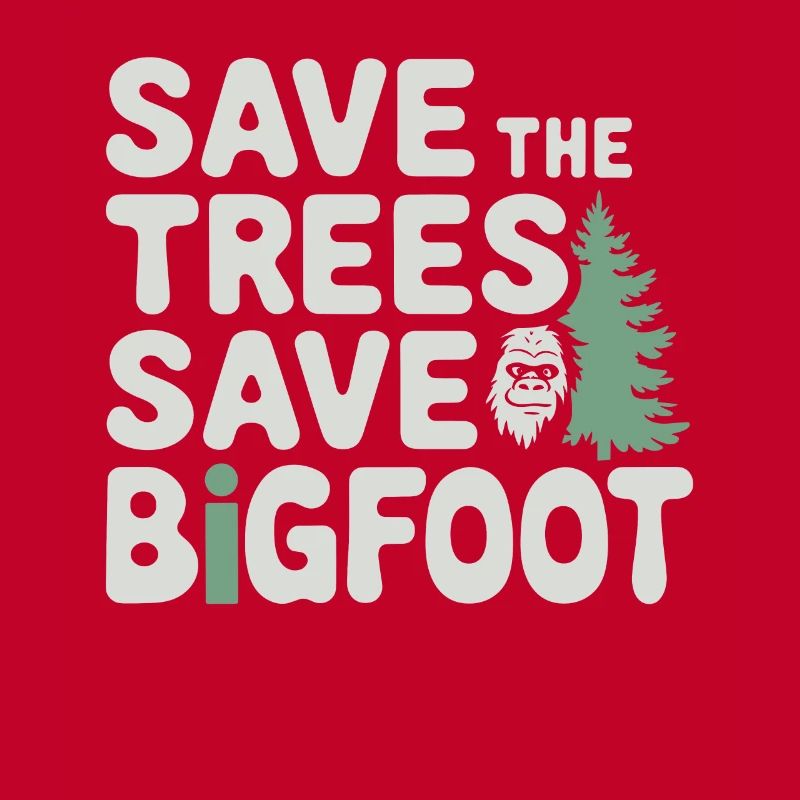 Bigfoot croyant Sasquatch Cryptide Créature de la forêt