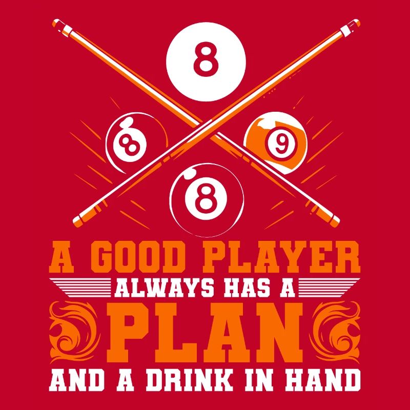 Ein guter Spieler hat immer einen Plan – und einen Drink in der Nähe