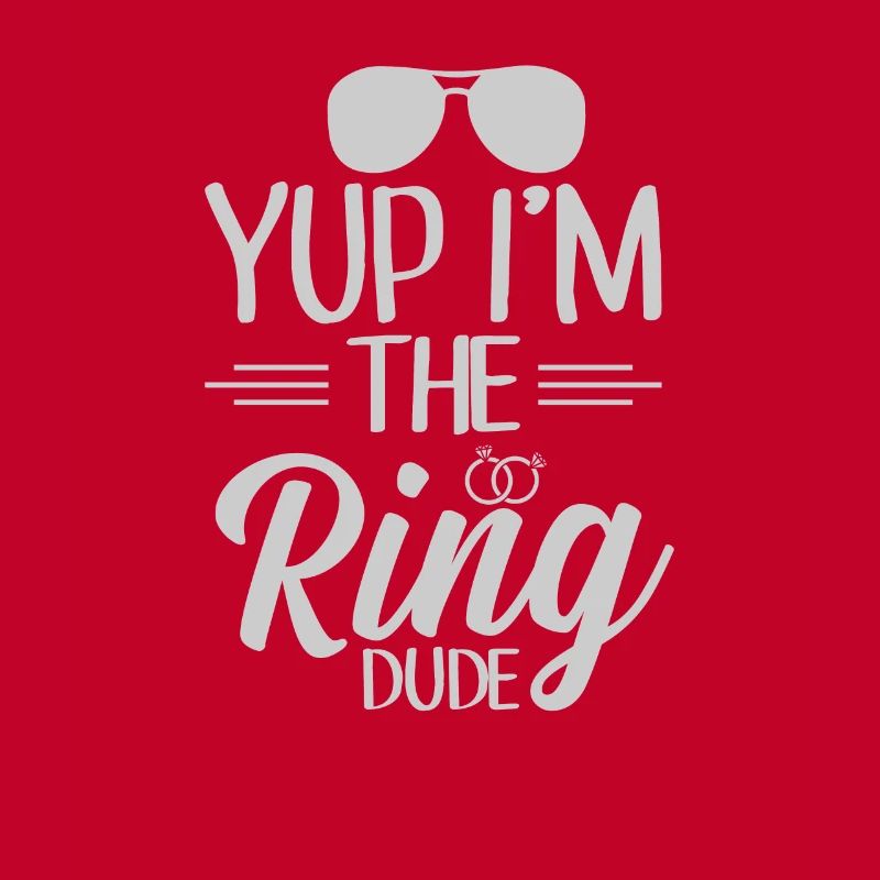 Ring Dude Ring Bearer Wedding Wedding Wedding Ring