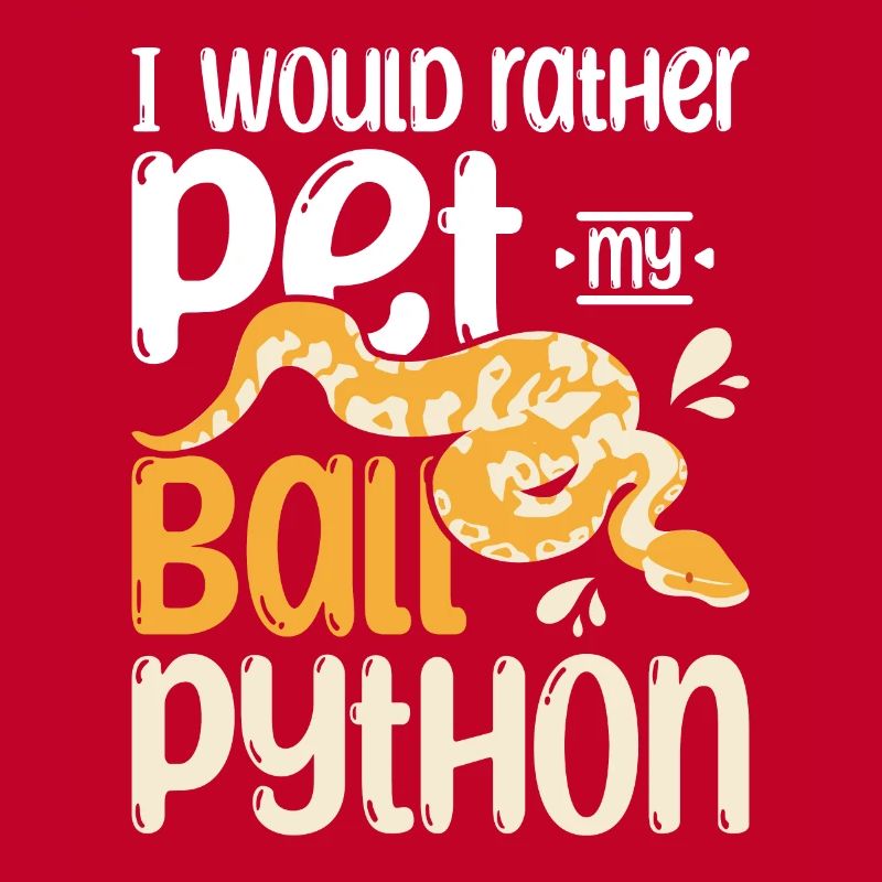 Je préfère caresser mon python royal