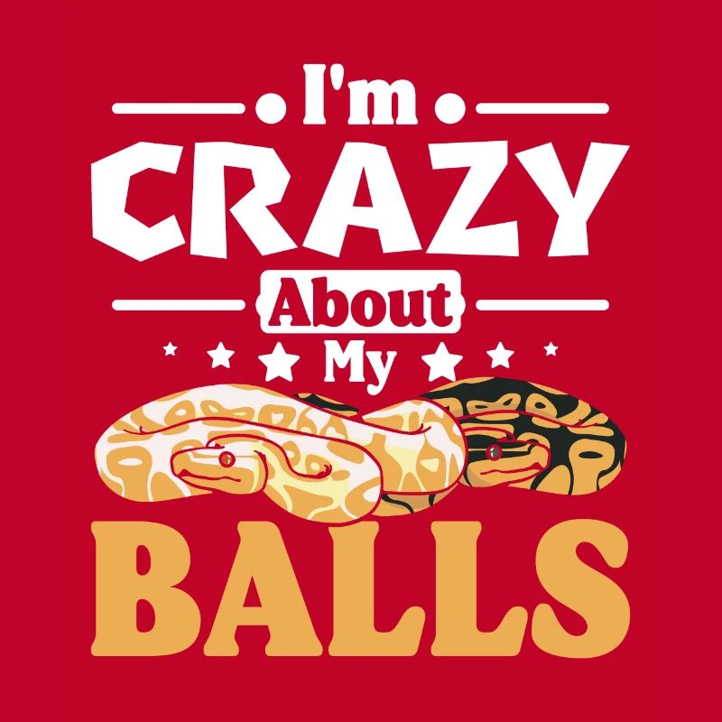 Je suis fou de mes couilles de python royal