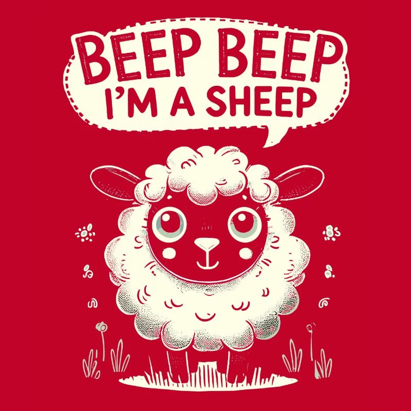 Beep Beep Ich bin ein Schaf