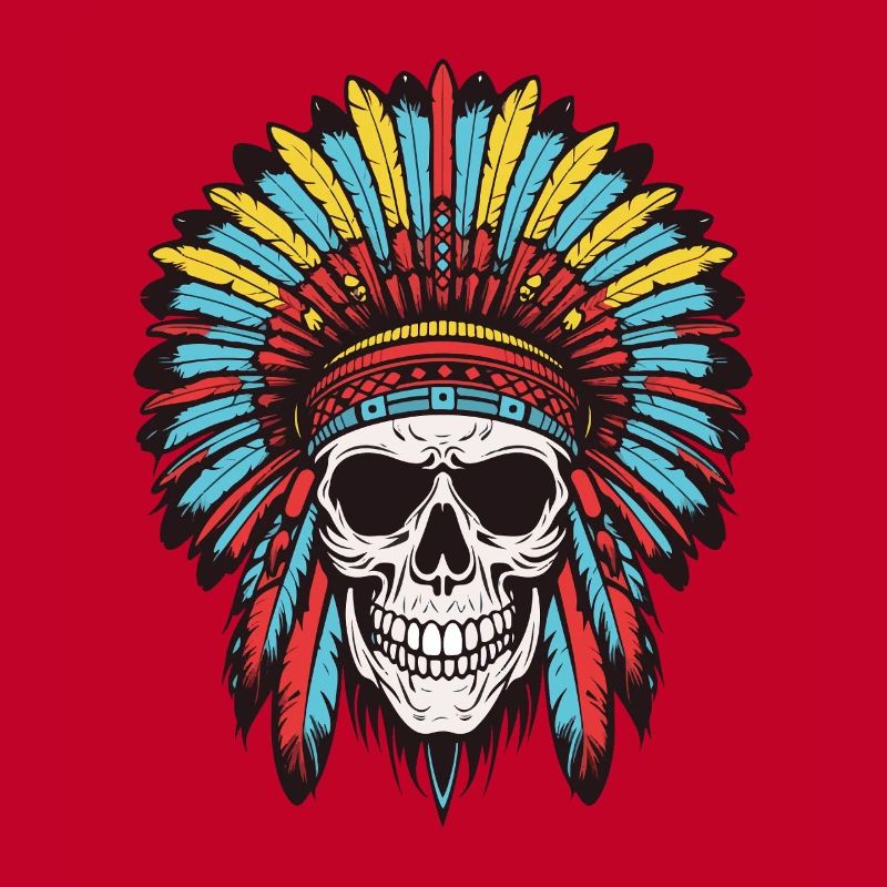 Crâne de chef indien Apache