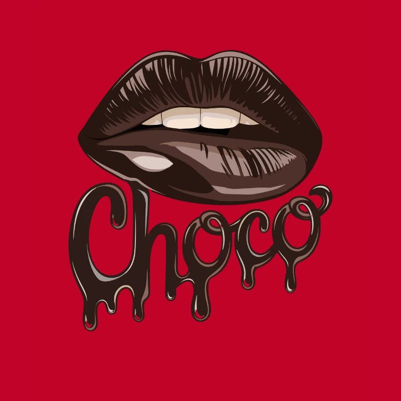 Chocolate Choco Lips Artwork for