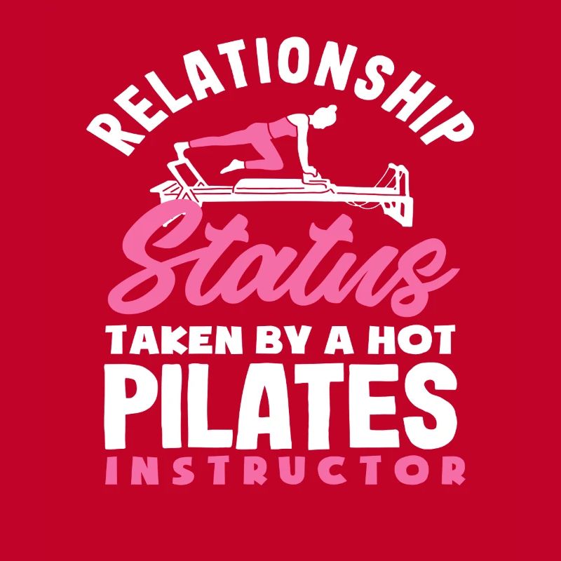 Instructeur chaud de statut relationnel Pilates