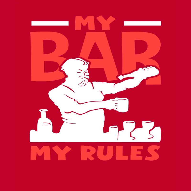 My Bear, My Rules Bartender Art