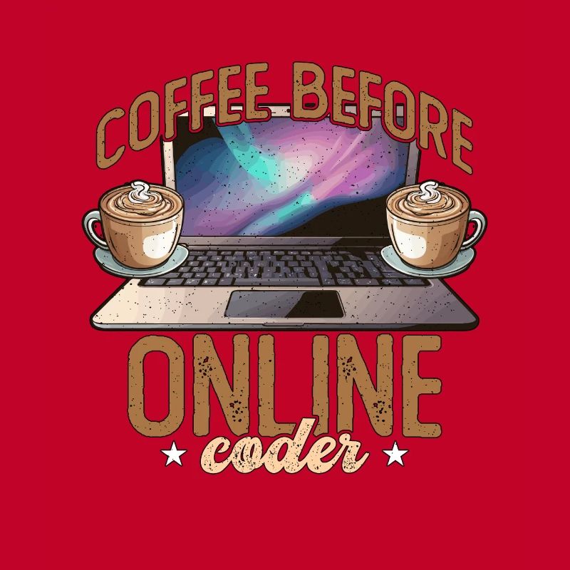 Codeur en ligne café avant programmeur amateur de café