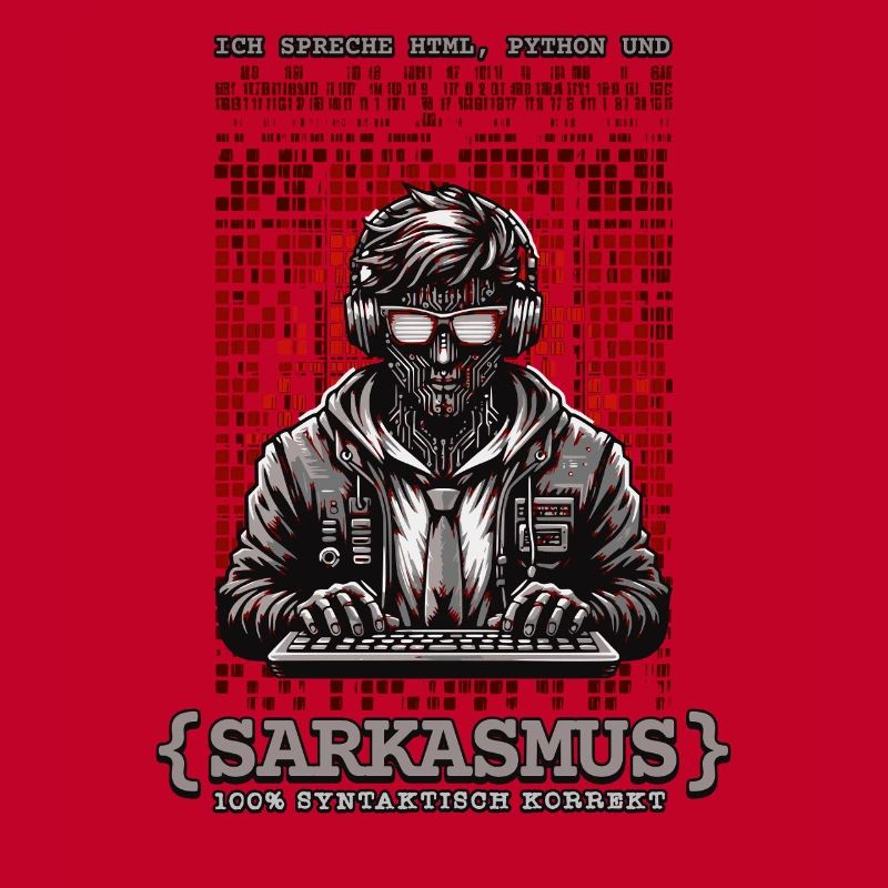 I speak HTML, Python and sarcasm