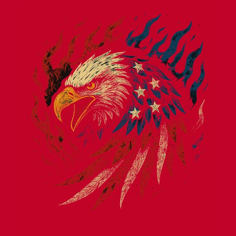 Freedom Eagle - Patriotic Eagle