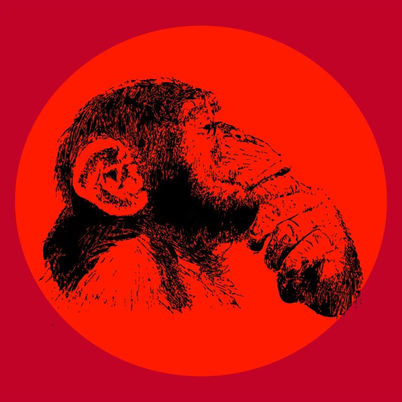 Think monkey chimpanzee