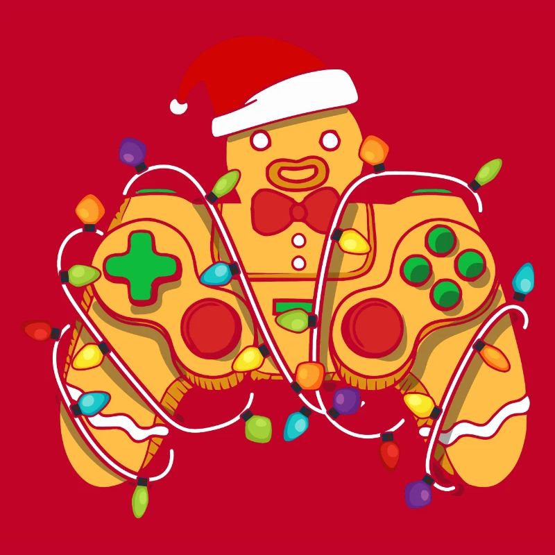 Christmas Gaming Controller Gingerbread
